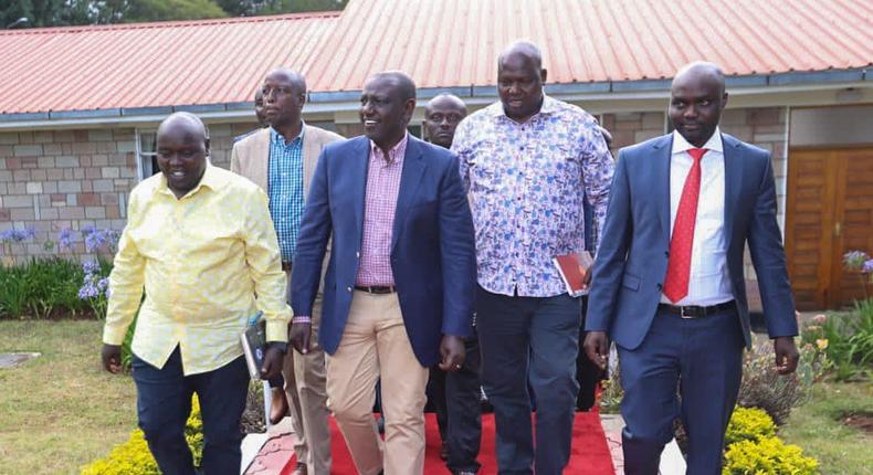 President Willian Ruto meets North Rift leaders at Eldoret State Lodge