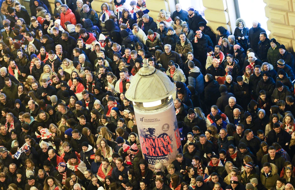 Trg bana Jelačića doček rukometaša