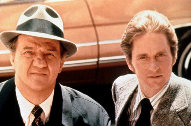 Karl Malden i Majkl Daglas