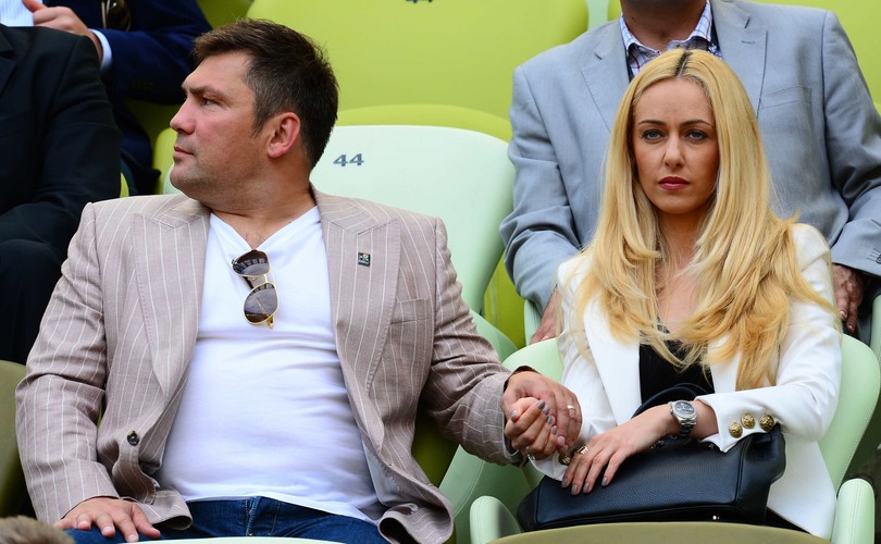 Dariusz Michalczewski z żoną