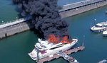Jacht za 32 miliony palił się jak zapałka, a strażacy byli bezsilni. Wszystko przez nowy nabytek właściciela
