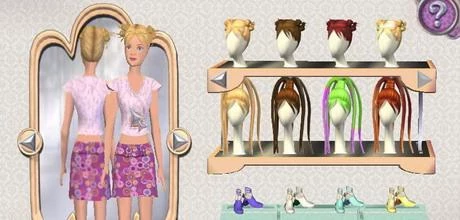 Screen z gry "Barbie: Pokaz mody"