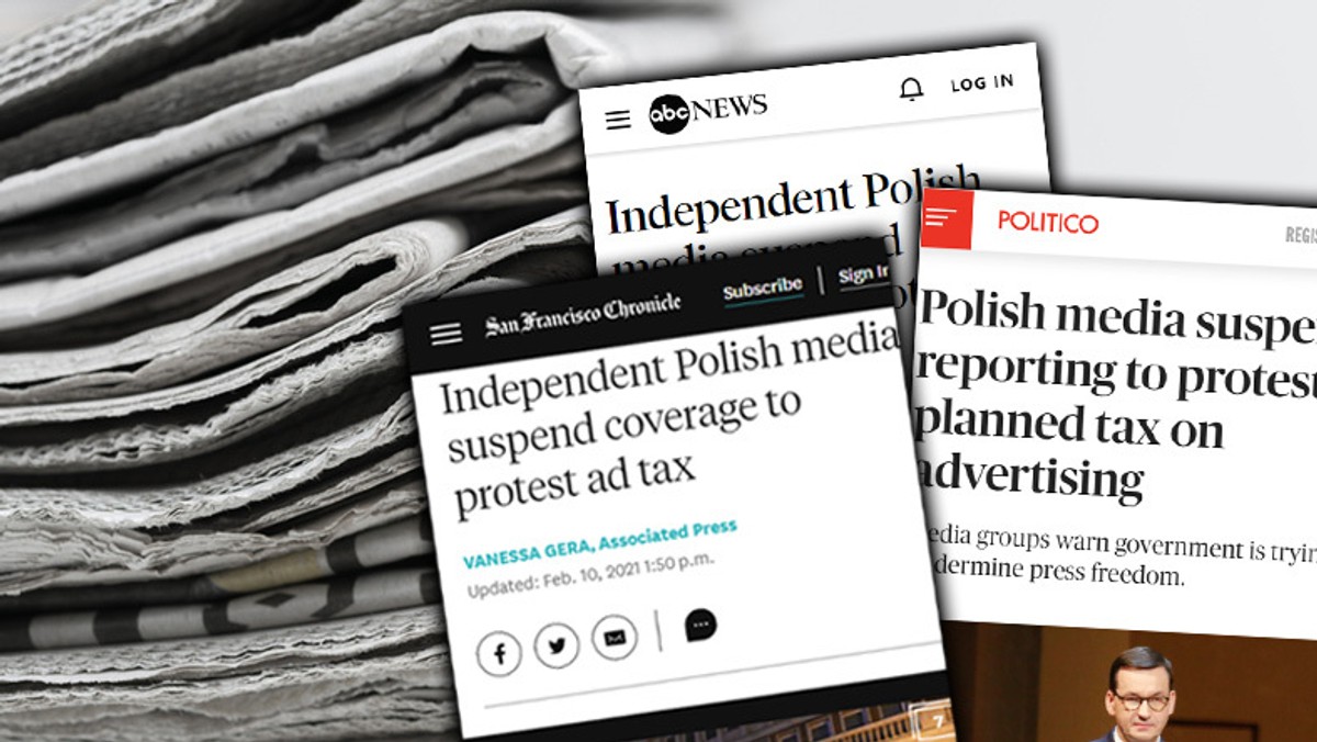 "Media bez wyboru". Reakcje w zagranicznych mediach