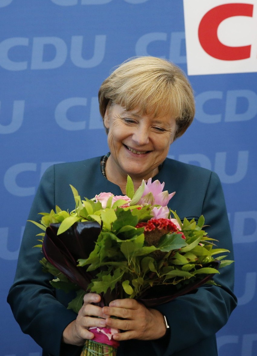 Angela Merkel je juče proslavila 60. rođendan, od kolega iz EU dobila je cveće