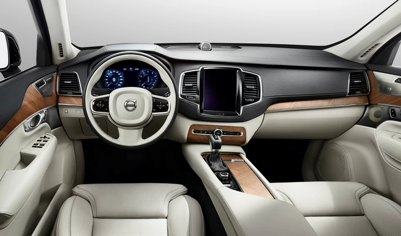 Wnętrze nowego Volvo XC90. Auto zostanie zaprezentowane już wkrótce.
