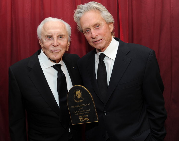 Kirk Douglas i Michael Douglas