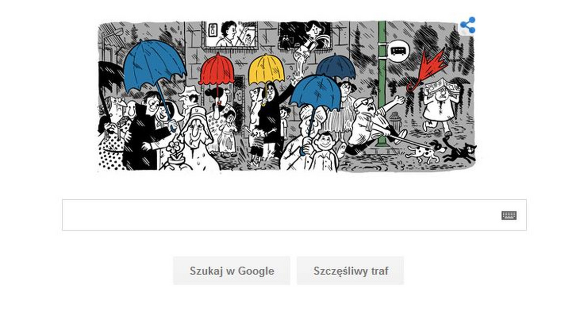 Google Doodle obchodzi dziś 90. rocznicę urodzin znanego rysownika Mario Mirandę, znanego ze swoich prac publikowanych na łamach "The Times of India" i "Illustrated Weekly of India".  Artysta zmarł w grudniu 2011 roku.