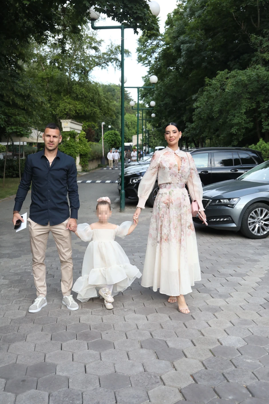 Marko Gobeljić i Katarina Grujić sa ćerkom