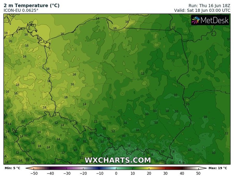 Temperatura, zwłaszcza na zachodzie, będzie coraz wyższa.