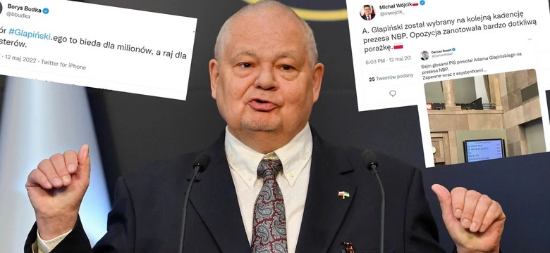 Adam Glapiński ponownie wybrany na prezesa NBP. W sieci zawrzało