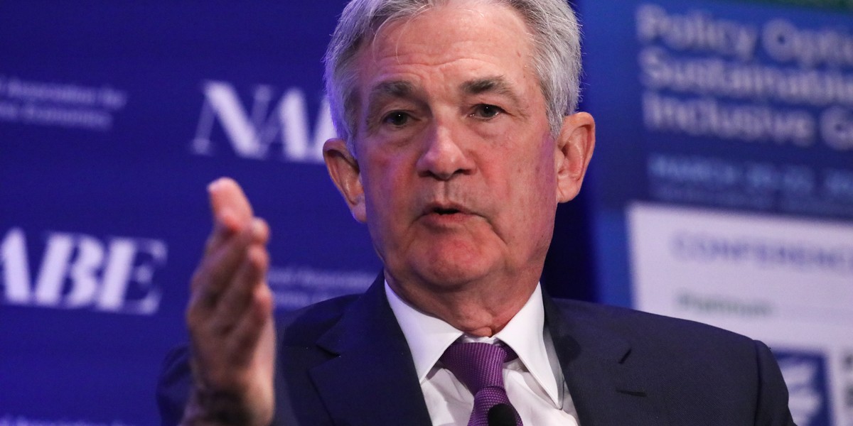 Szef amerykańskiego banku centralnego Jerome Powell.