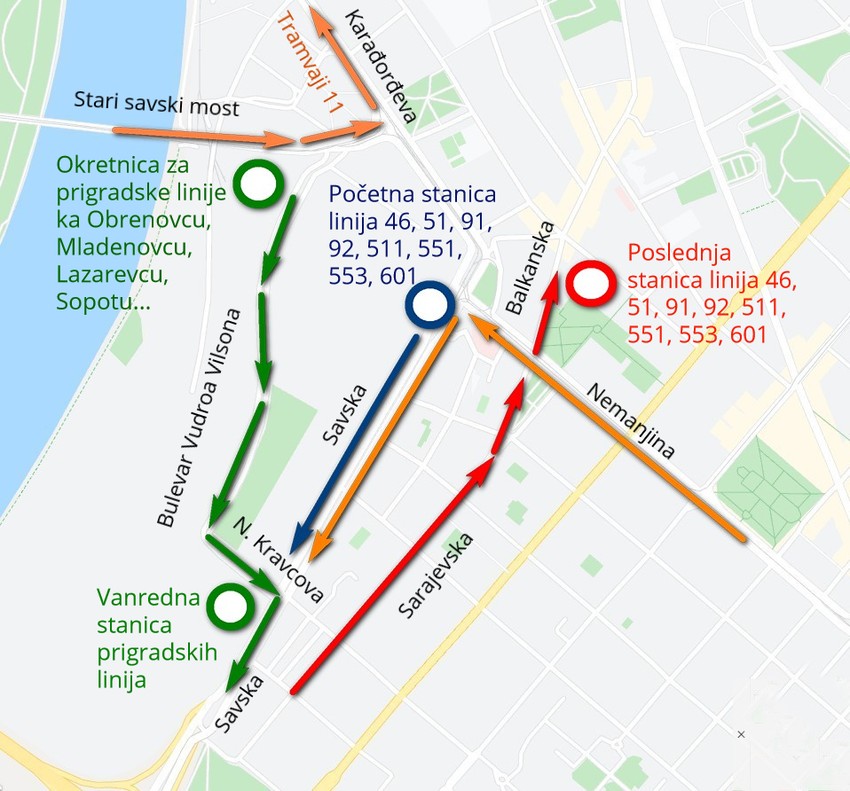 Sve promene i nove trase u gradskom i prigradskom prevozu