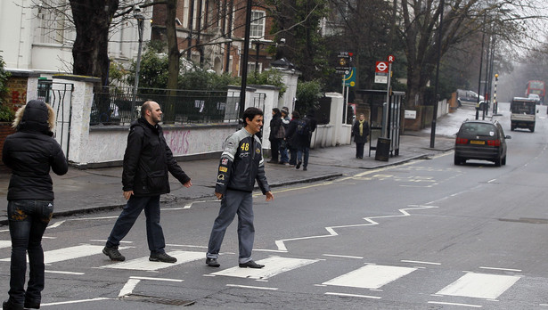 Pasy na Abbey Road to nowy angielski zabytek!