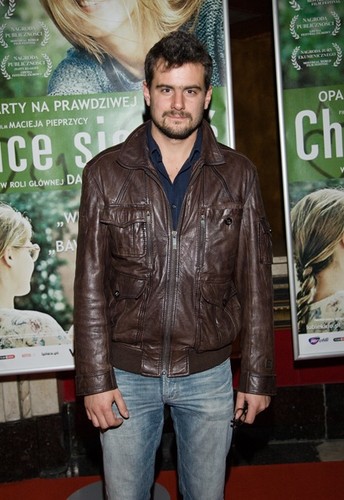 Antoni Pawlicki na premierze 'Chce się żyć'