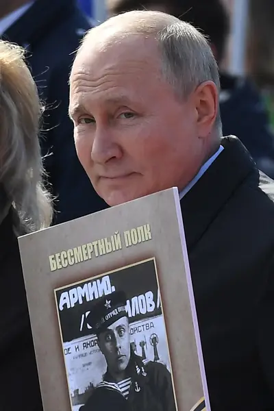 Władimir Putin na obchodach święta 77. rocznicy zakończenia II wojny światowej 