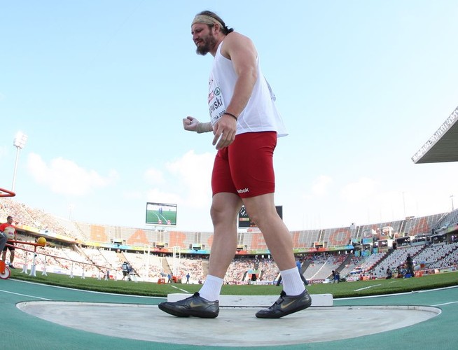 Wicemistrz Europy, kulomiot Tomasz Majewski