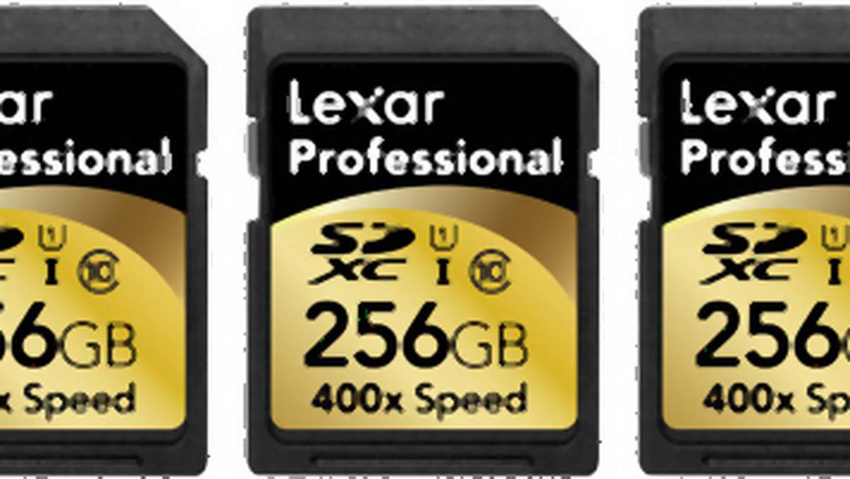 256 GB: tyle można zmieścić na karcie pamięci Lexar SDXC