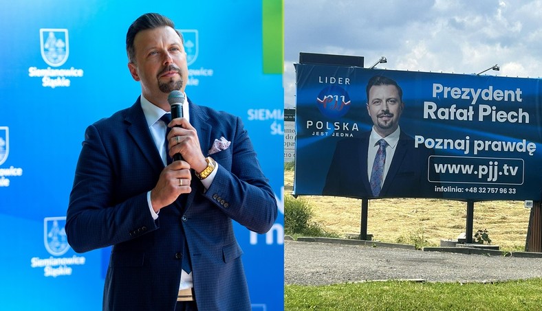 Rafał Piech, plakat wyborczy na Podhalu