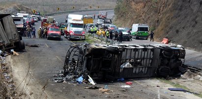 Makabryczny wypadek w Meksyku. 17 pielgrzymów spłonęło żywcem