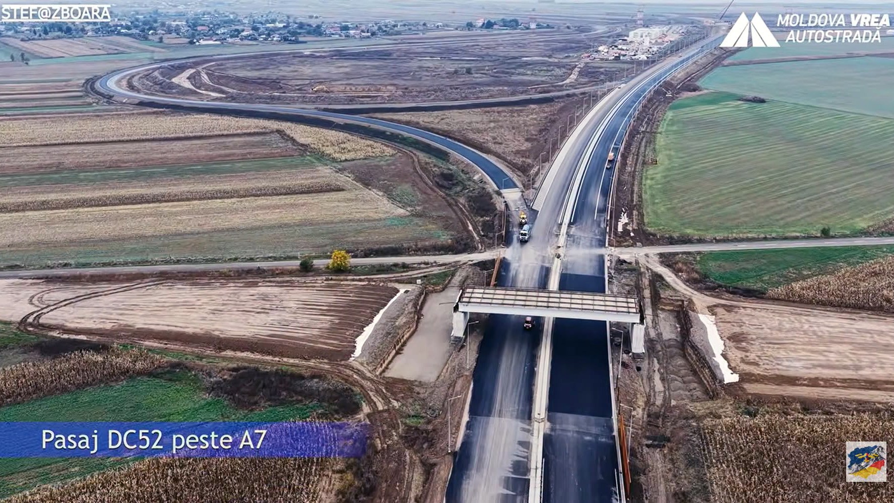Locul unde s-ar putea opri A7 în 2026. Dacă UMB reușește „minunea”, se va circula de Crăciun pe 358 de kilometri de autostradă între București și Moldova