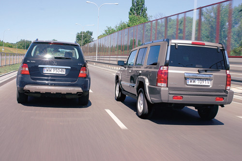 Mercedes ML, Jeep Commander - Różne wizje klasy   SUV