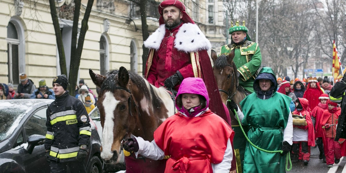 Orszak Trzech Króli przeszedł ulicami Katowic