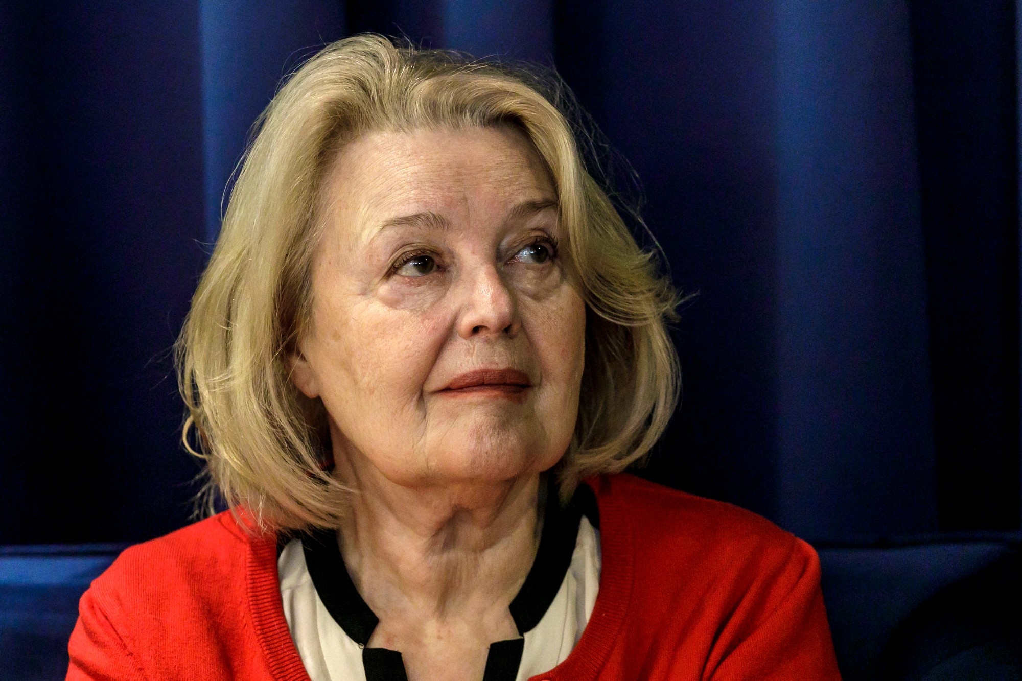 Herečka, bývalá diplomatka a expolitička Magda Vášáryová.