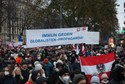 Protest przeciwników przymusowych szczepień w Wiedniu - 11.12.2021