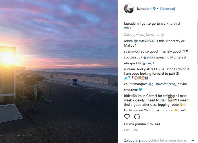 Wielkie Kłamstewka 2 - Laura Dern pokazała zdjęcie z planu