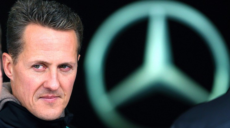 Nyolc éve állt dobogón utoljára Michael Schumacher  / Fotó: MTI EPA Srdjan Suki