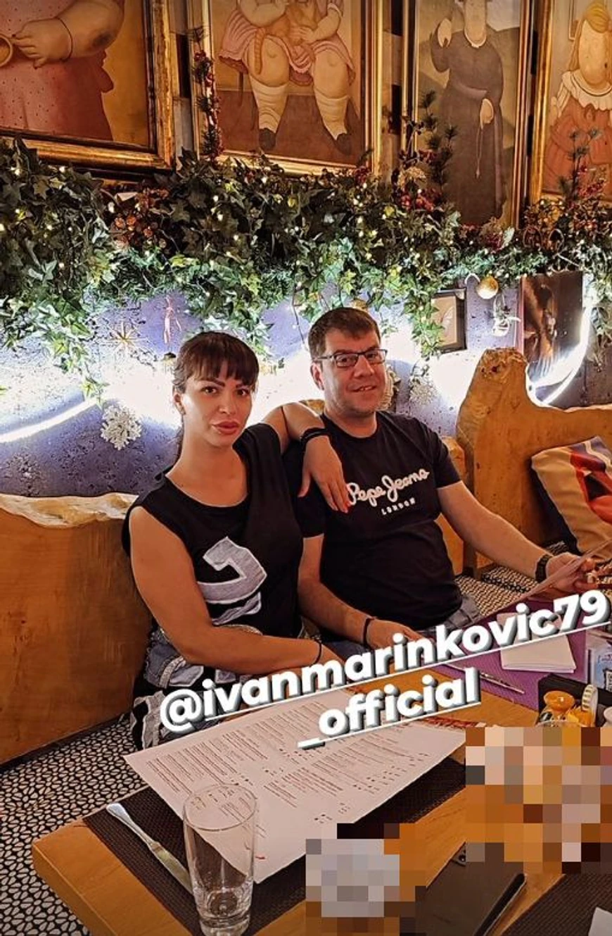 Miljana Kulić i Ivan Marinković (Foto: Instagram)