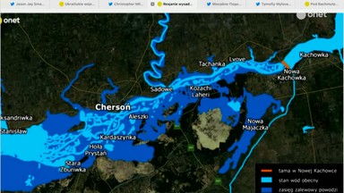 Wysadzili tamę w Nowej Kachowce. Dziennikarz Onetu: Rosjanie mogą mieć informacyjny "bardak"