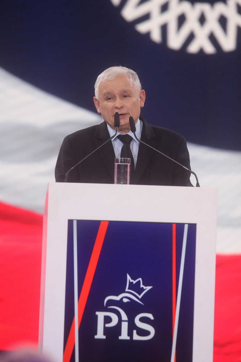 Jarosław Kaczyński Na Konwencji 500 Od Pierwszego Dziecka 4550