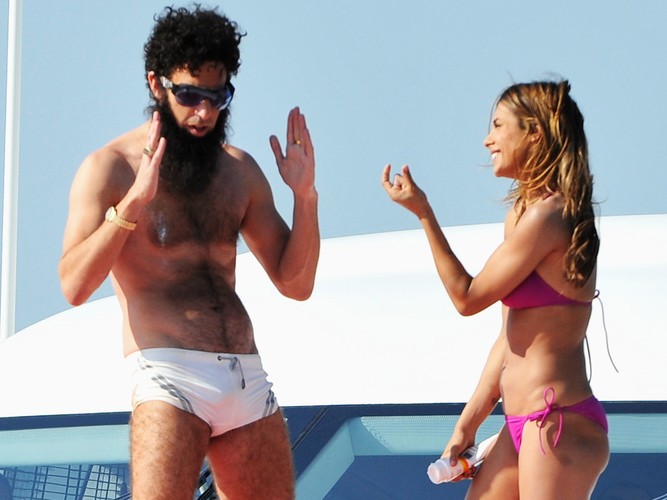 Sacha Baron Cohen i Elisabetta Canalis