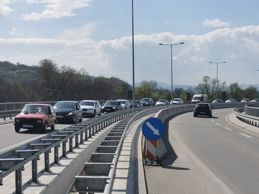 Gužva na auto-putu "Miloš Veliki" kod Preljine
