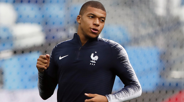 Kylian Mbappé /Fotó: MTI/ EPA/ Franck Robichon