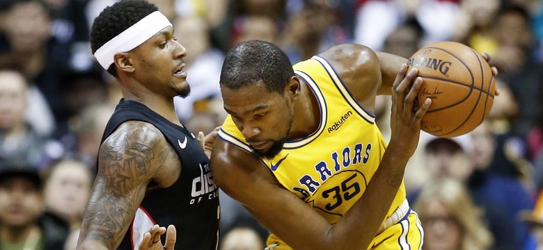 Liga NBA: Warriors po spotkaniu z Obamą wygrali z Wizards