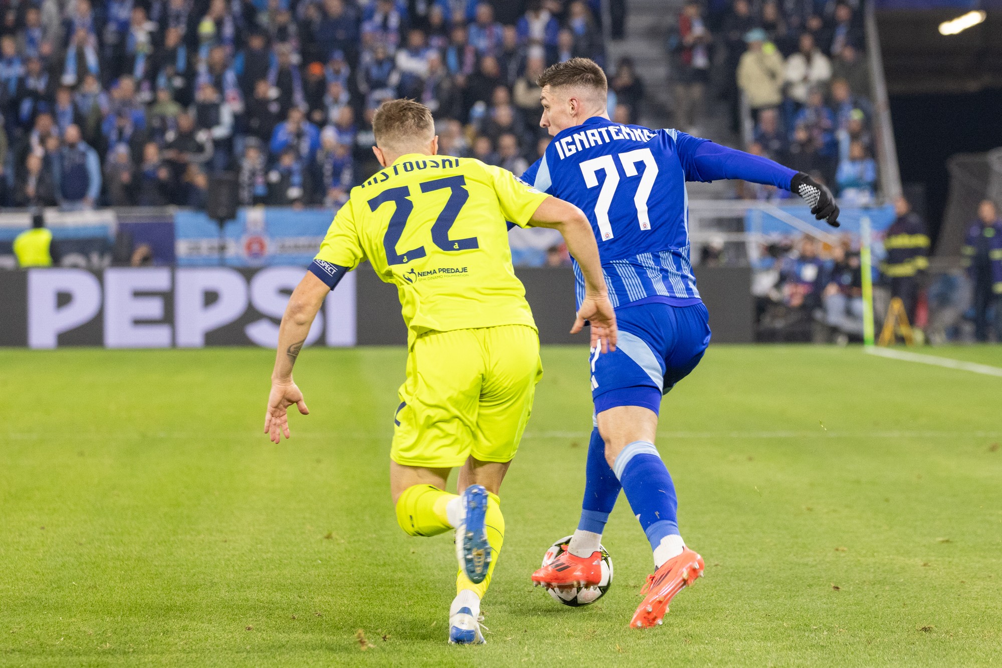 Liga majstrov: ŠK Slovan Bratislava - Dinamo Záhreb.