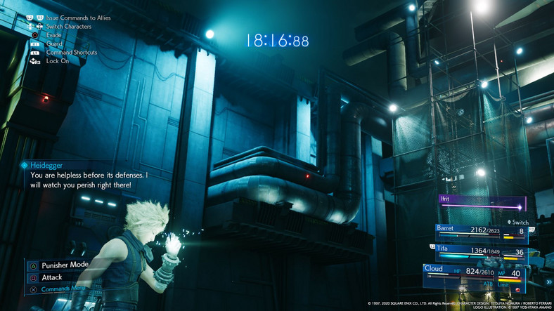 Final Fantasy VII Remake - screenshot z wersji na PlayStation 4