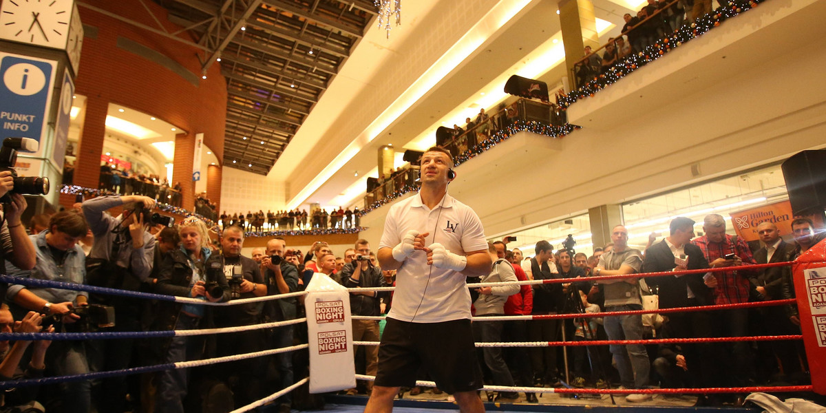 Trening pokazowy Tomasza Adamka