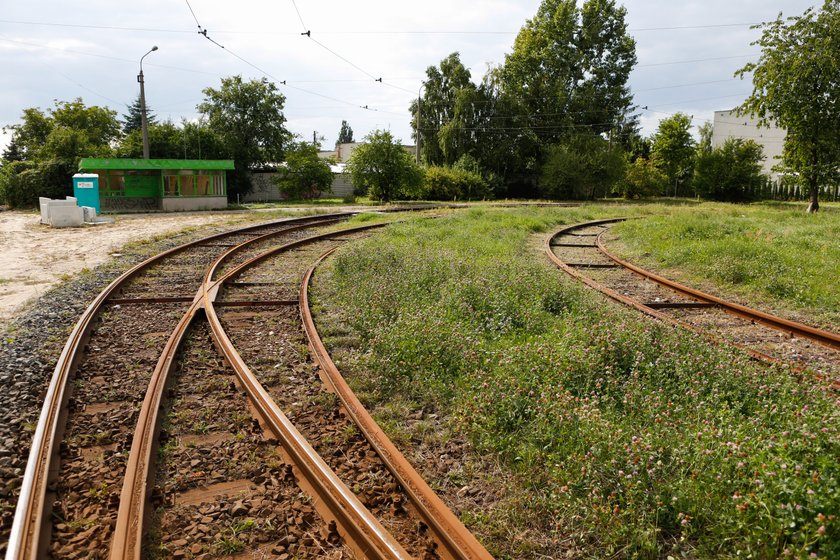 Tory przy pętli na ul. Budziszyńskiej