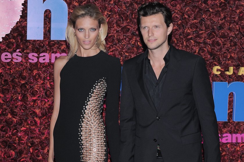 Anja Rubik i Saha Kanezevic na Balu Fundacji TVN