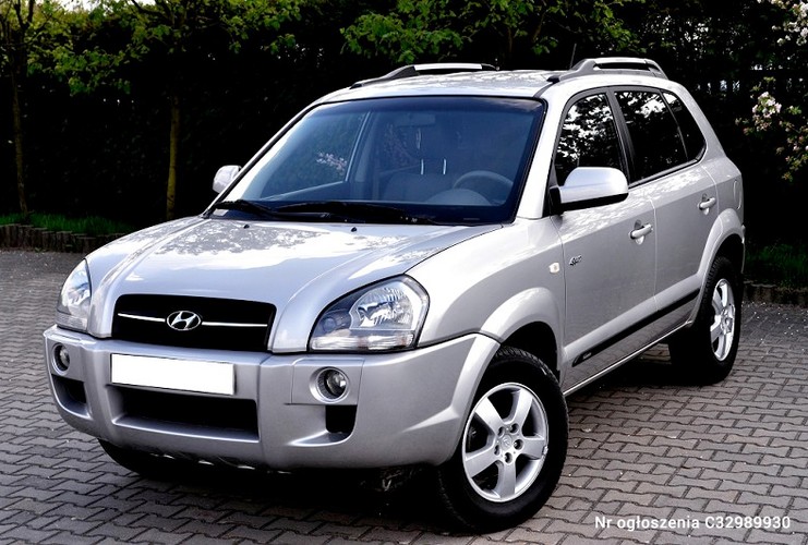 Hyundai tucson - 2. miejsce wśród najpopularniejszych używanych samochodów typu SUV w cenie do 30 tys. zł