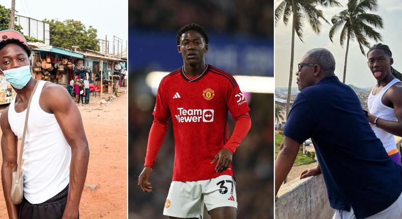 Kobbie Mainoo at 19: Here’re photos from Man United star’s last visit to Ghana