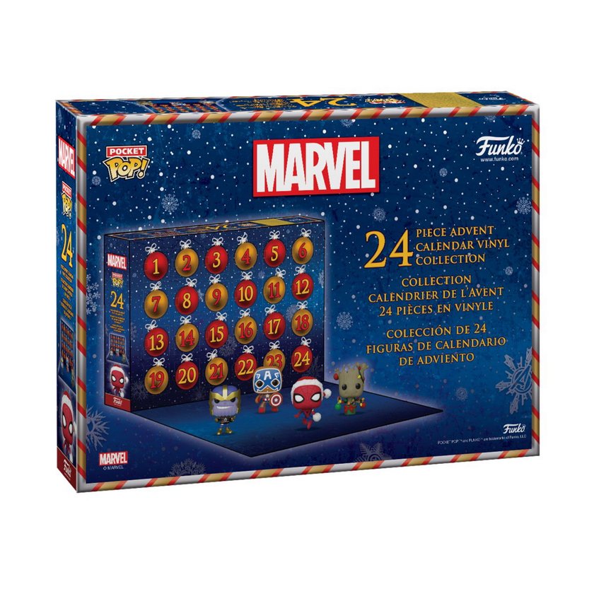 Kalendarz adwentowy FUNKO POP z figurkami Marvela. Cena: 269 zł, Empik.com