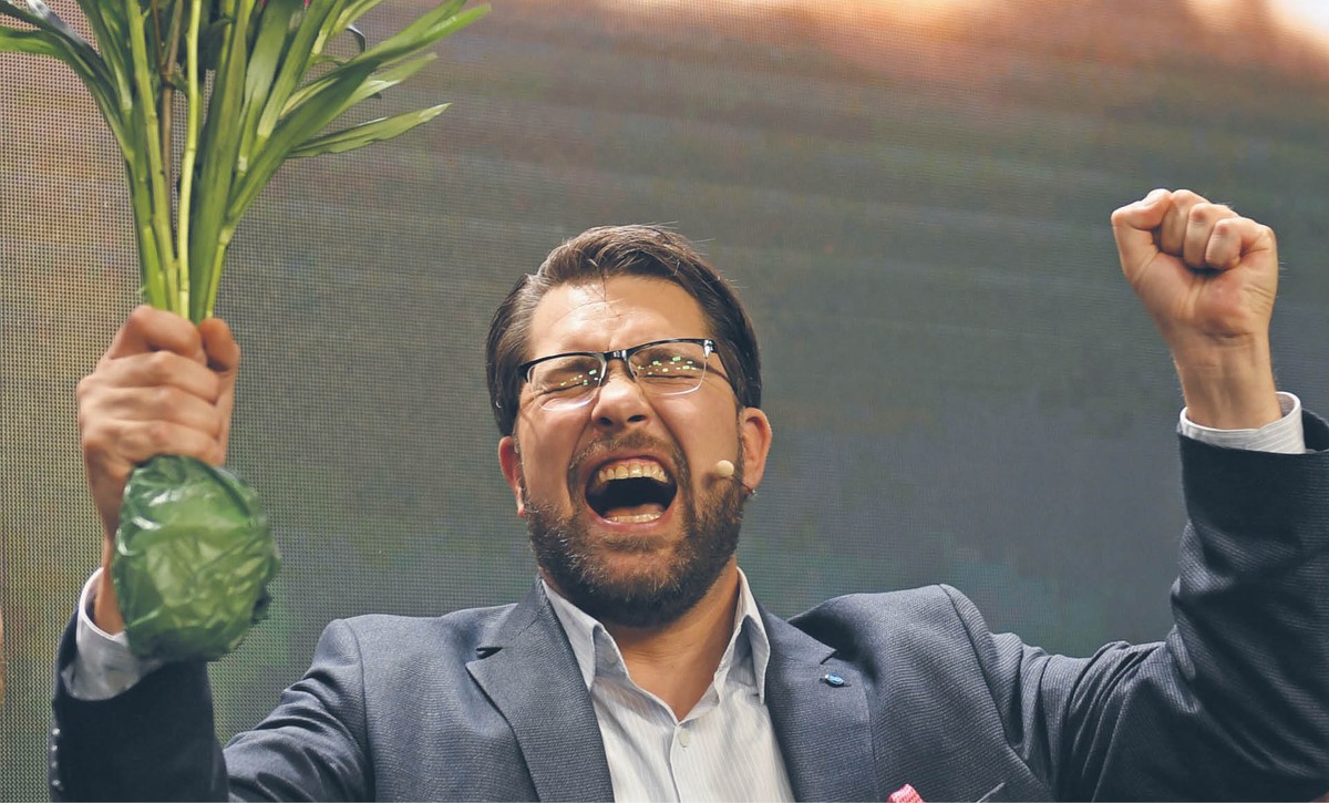 Lider Szwedzkich Demokratów Jimmie Åkesson