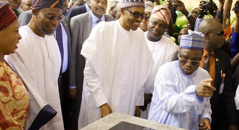 President Muhammadu Buhari in Osun State on September 1, 2016