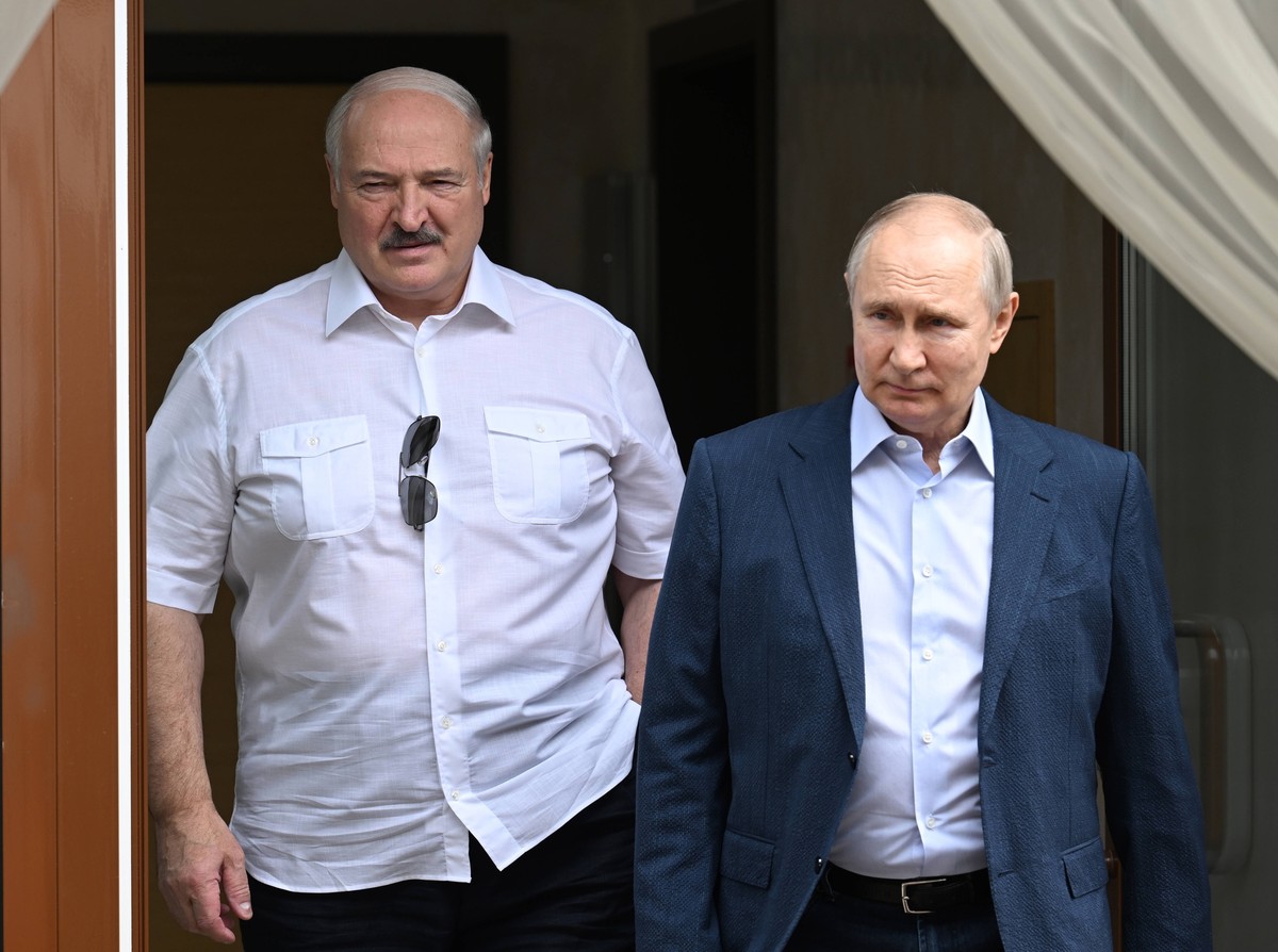 Alaksandr Łukaszenka i Władimir Putin