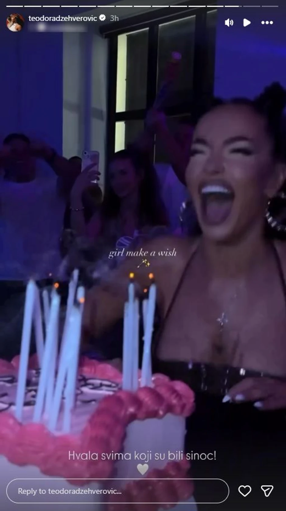 Teodora Džehverović, objava