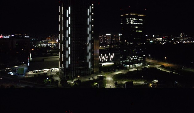 Ušće Towers pre i posle gašenja